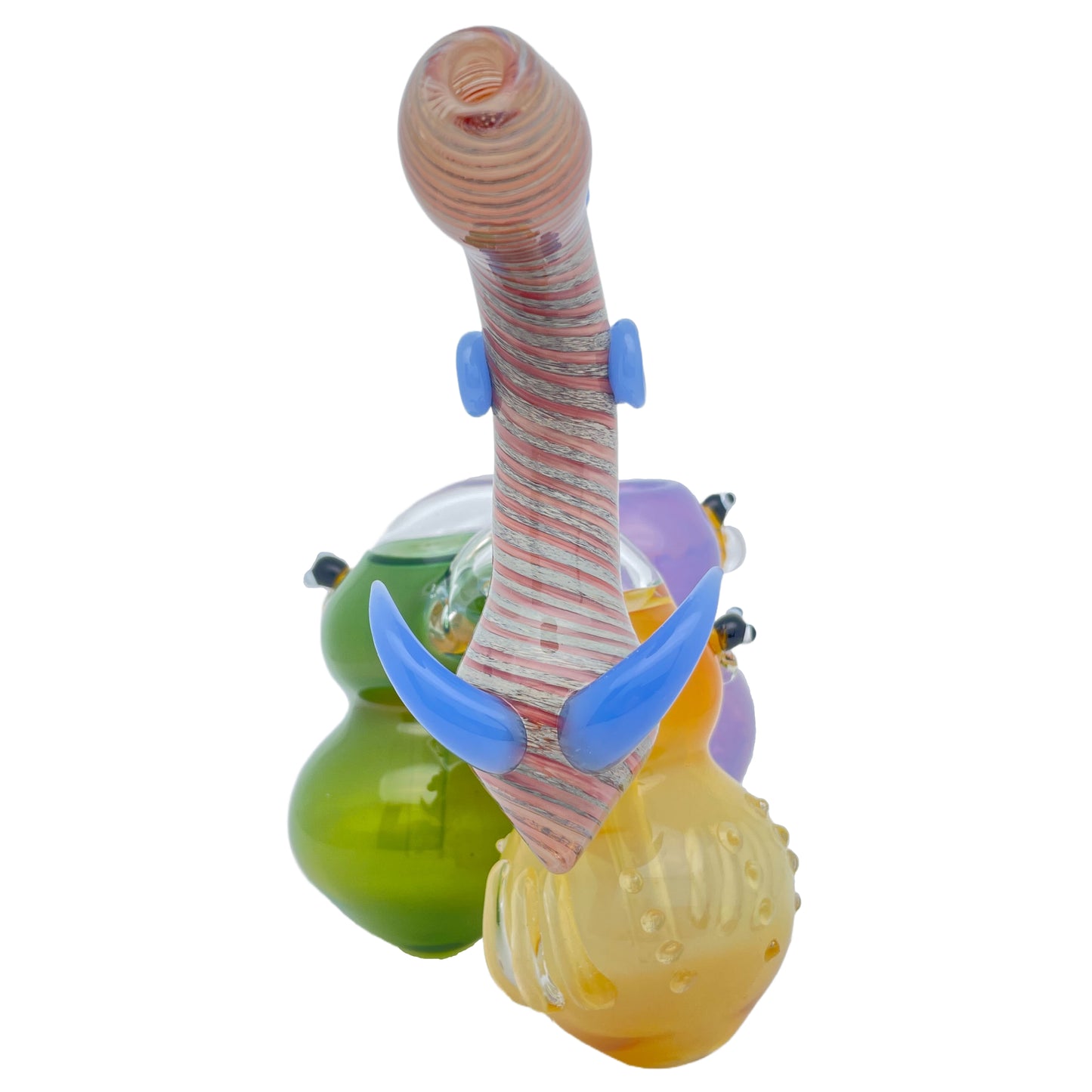 6" Triple Chamber Honey Bee Bubbler