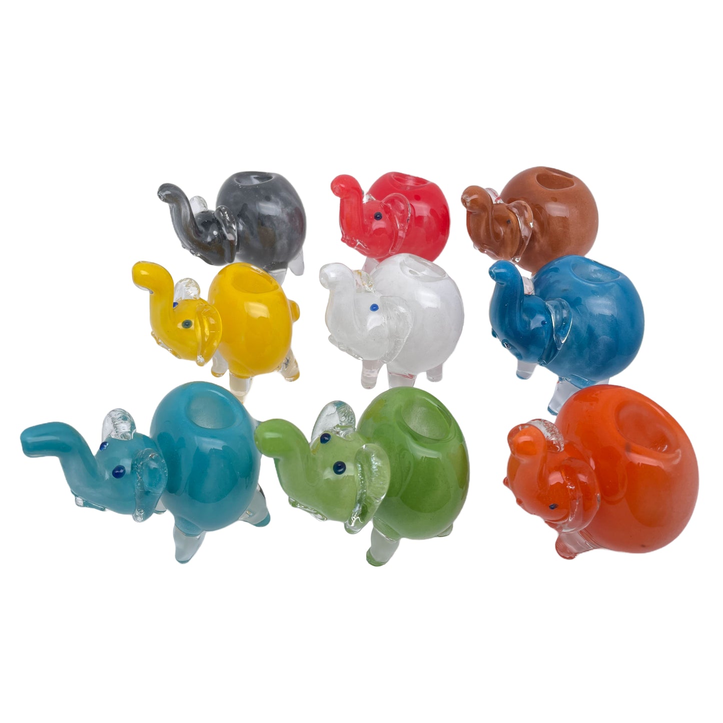 3.5" Frit Elephant Hand Pipe