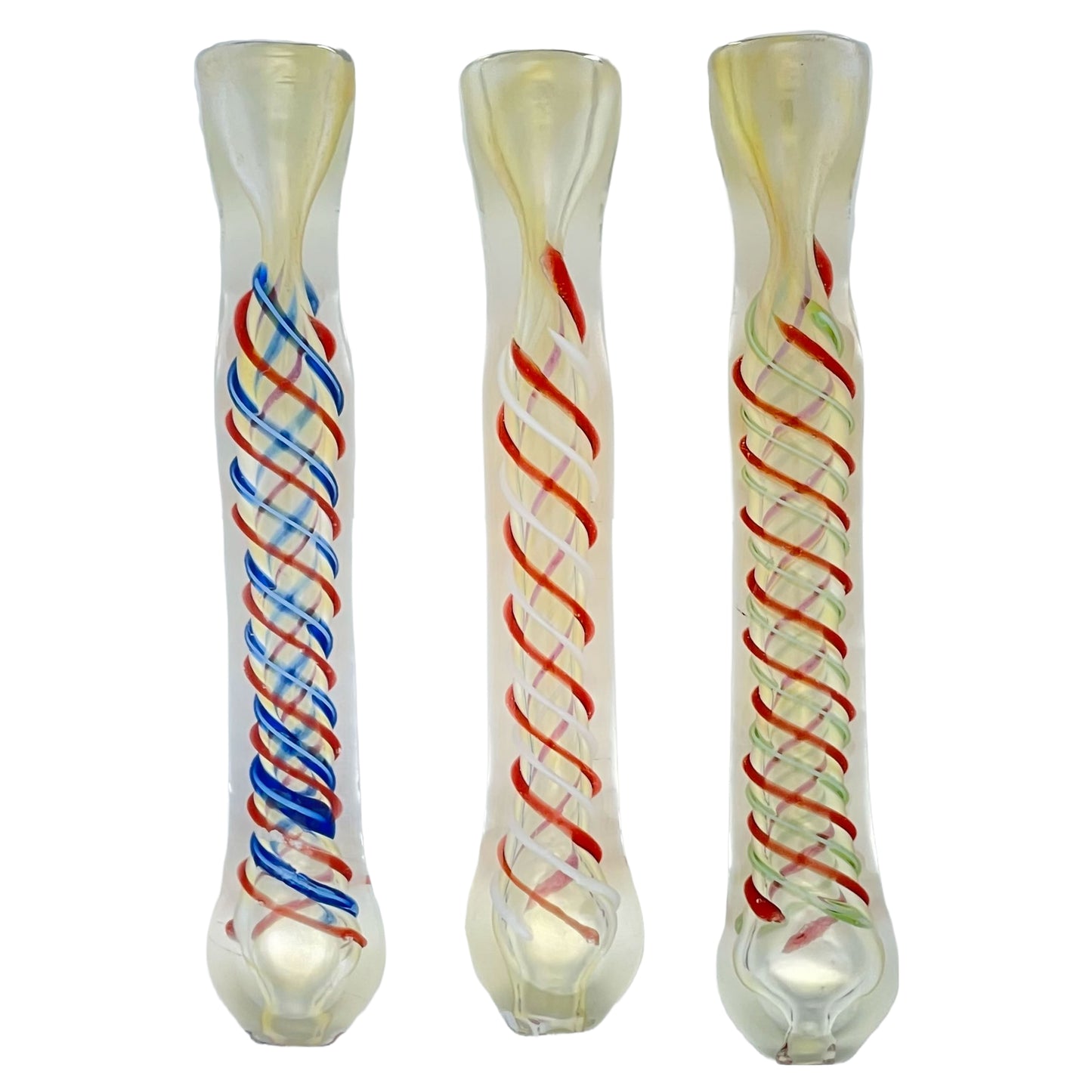 3.75" Swirl Glass Chillum