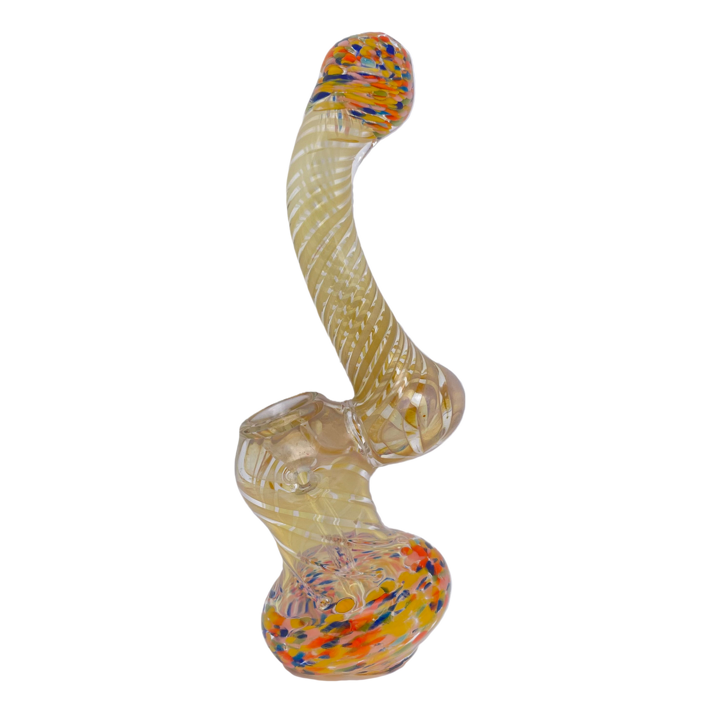 swirl glass weed bubbler