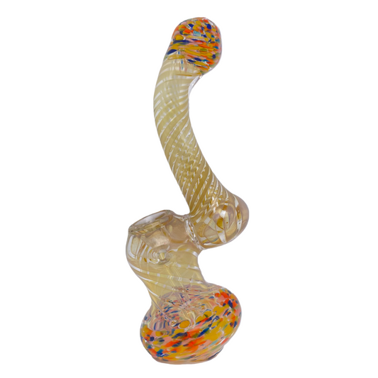 swirl glass weed bubbler