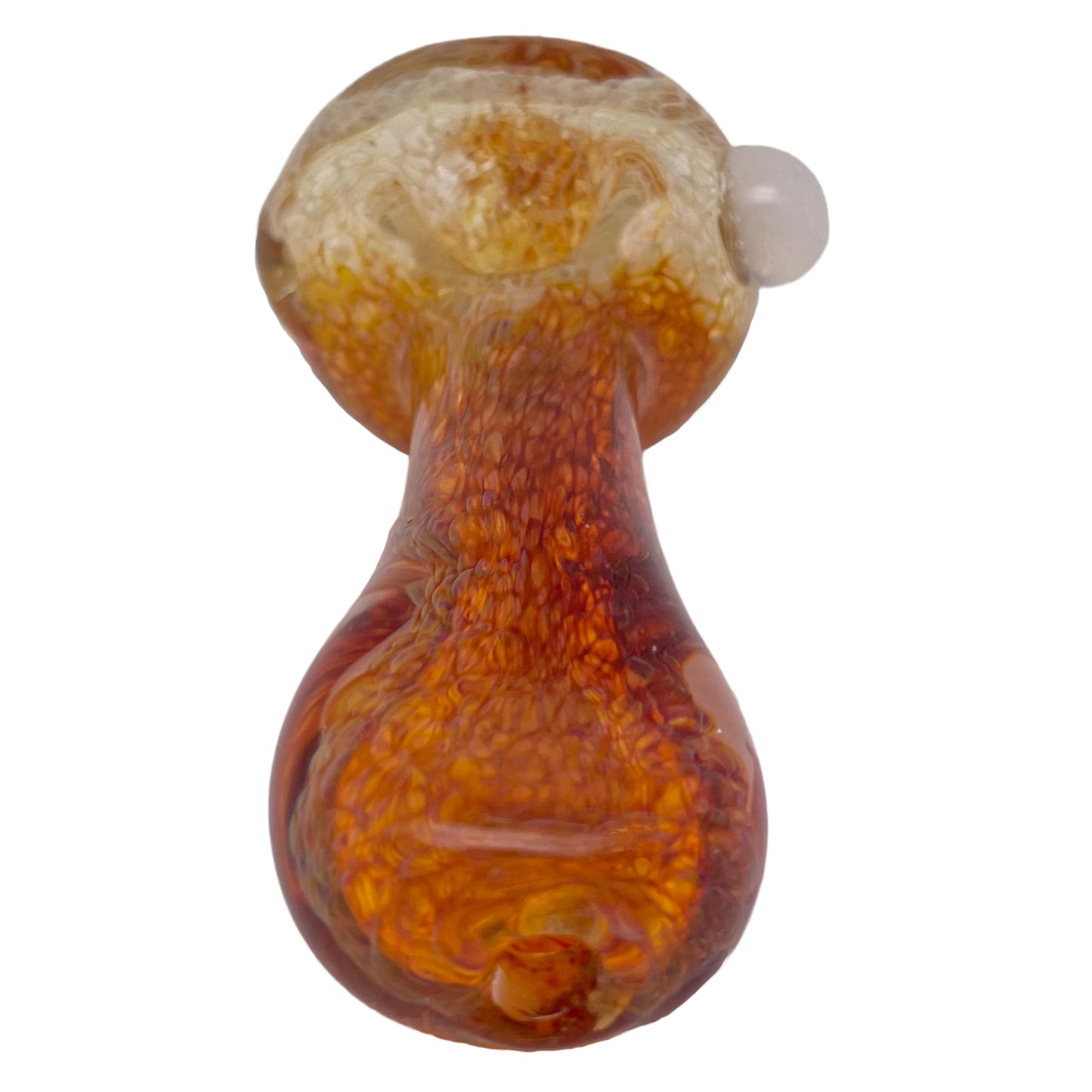 2.5" Frit Spoon Pipe with Knocker