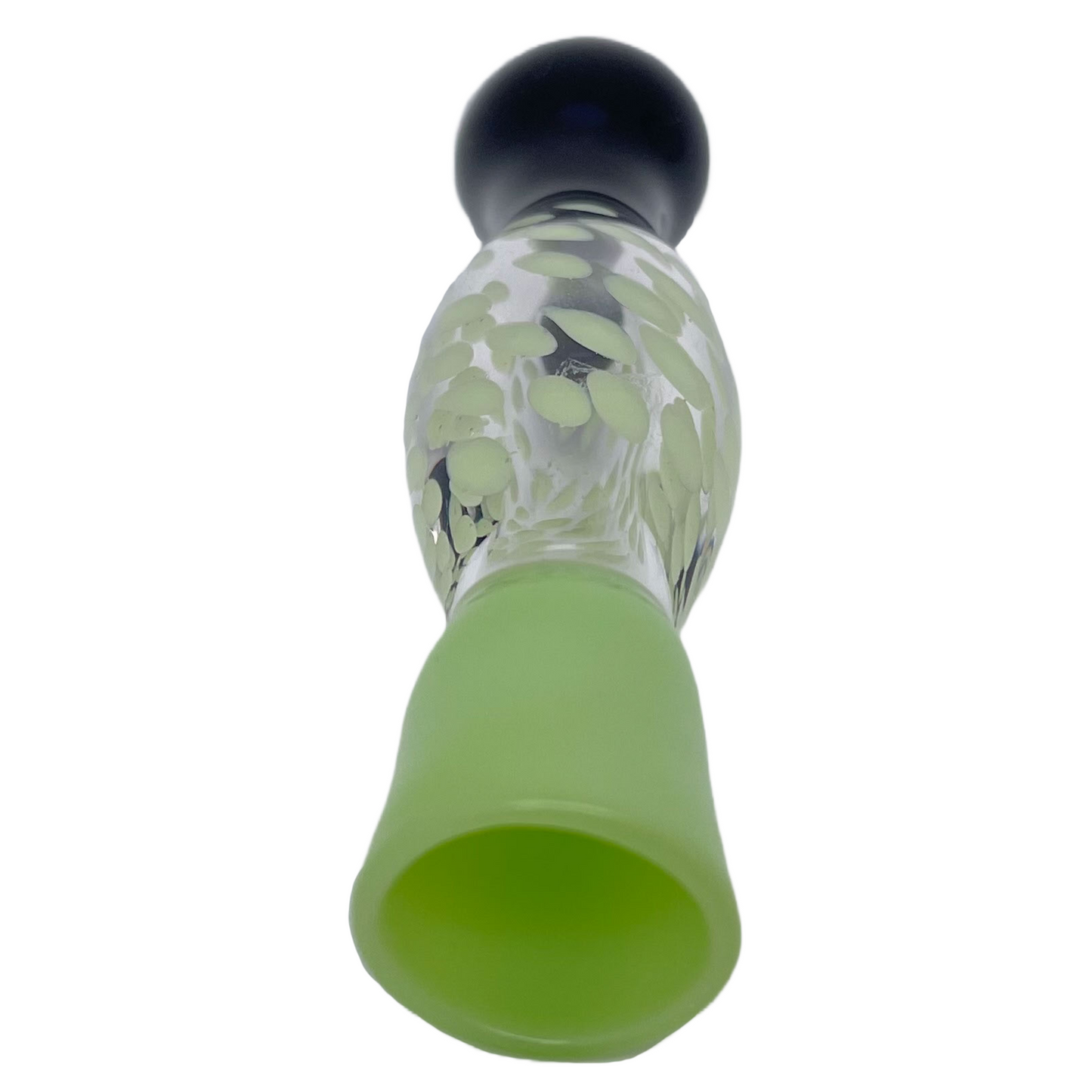 3.5" Black & Jade Green Chillum