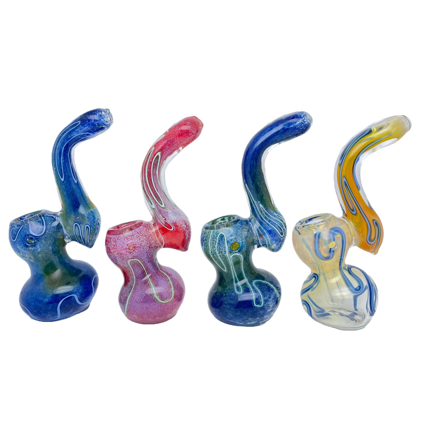 5" Frit & Ribbon Bubbler