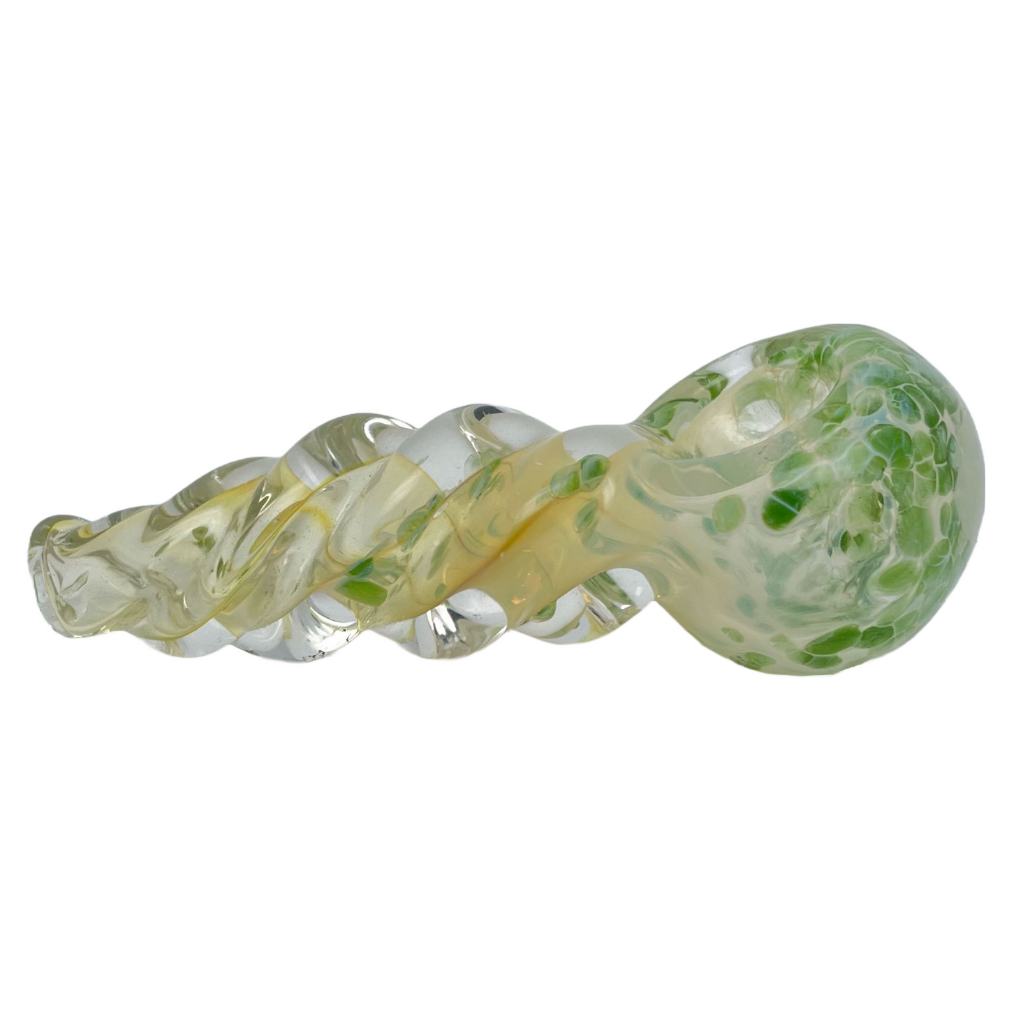 3.5" Frit Spiral Spoon Pipe
