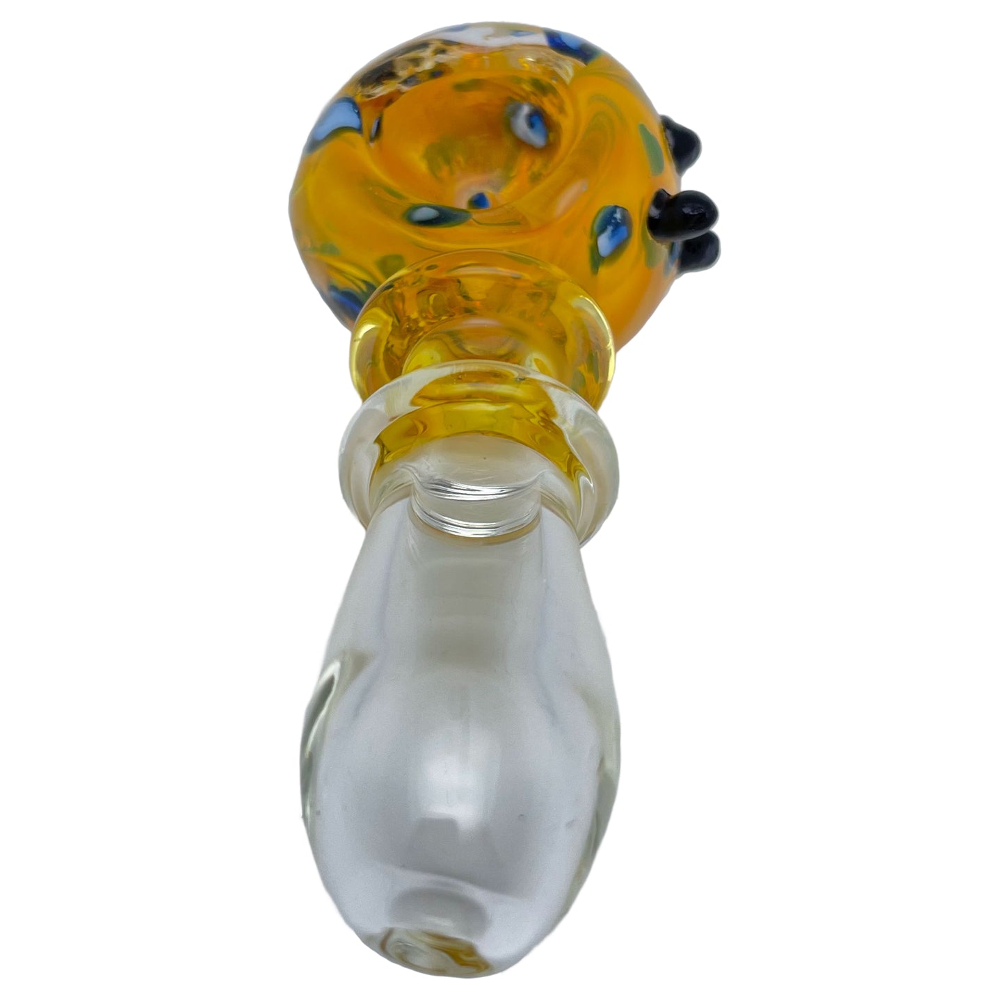 3.75" Double Ring Fumed Spoon Pipe