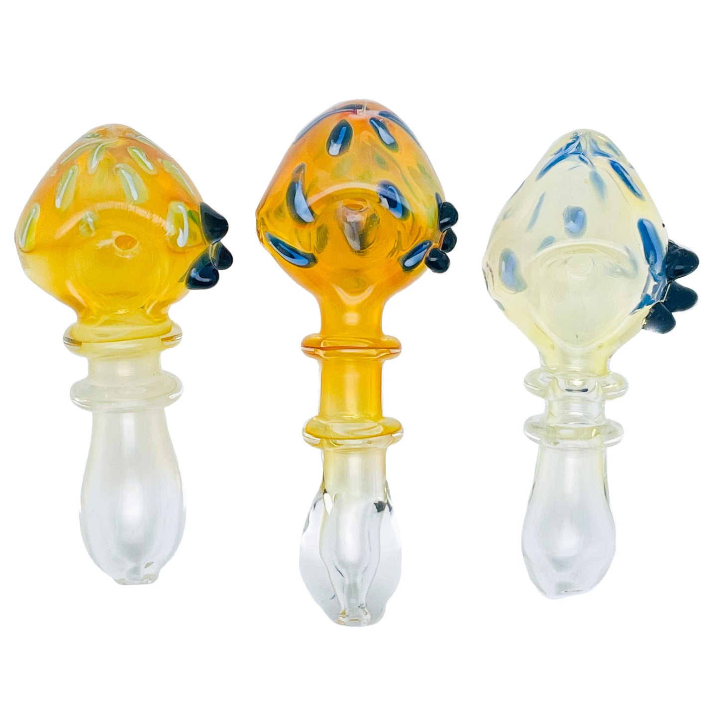 3.75" Double Ring Fumed Spoon Pipe