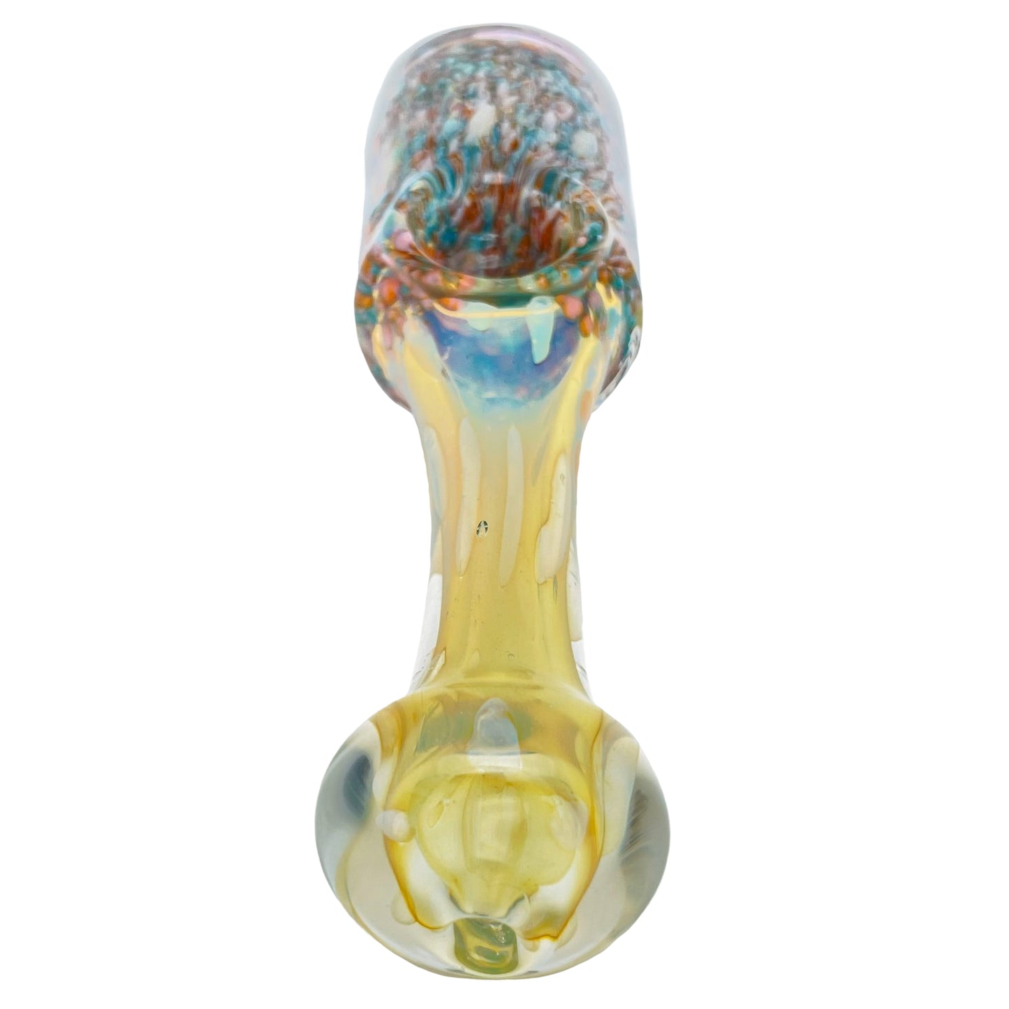 6.25" Colorful Frit Spoon Pipe
