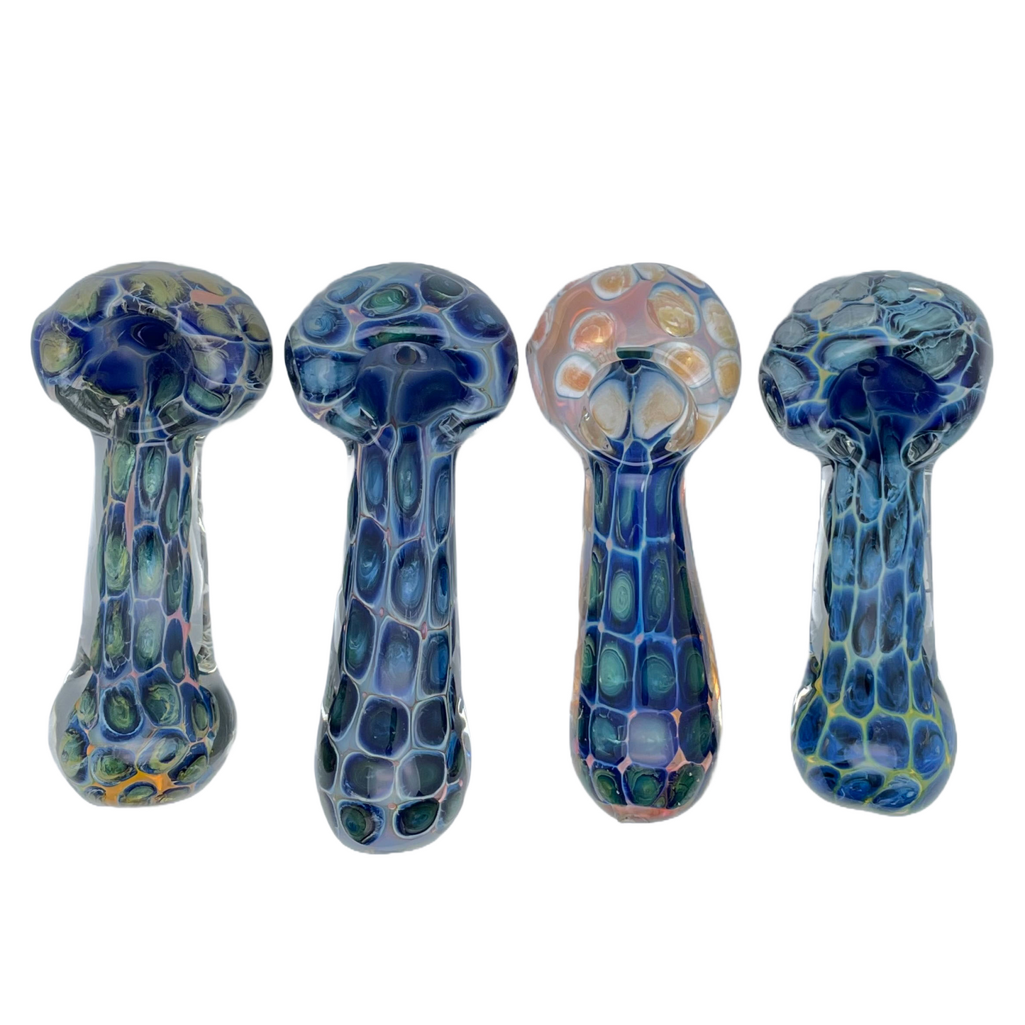 4.5" Peacock Spoon Pipe