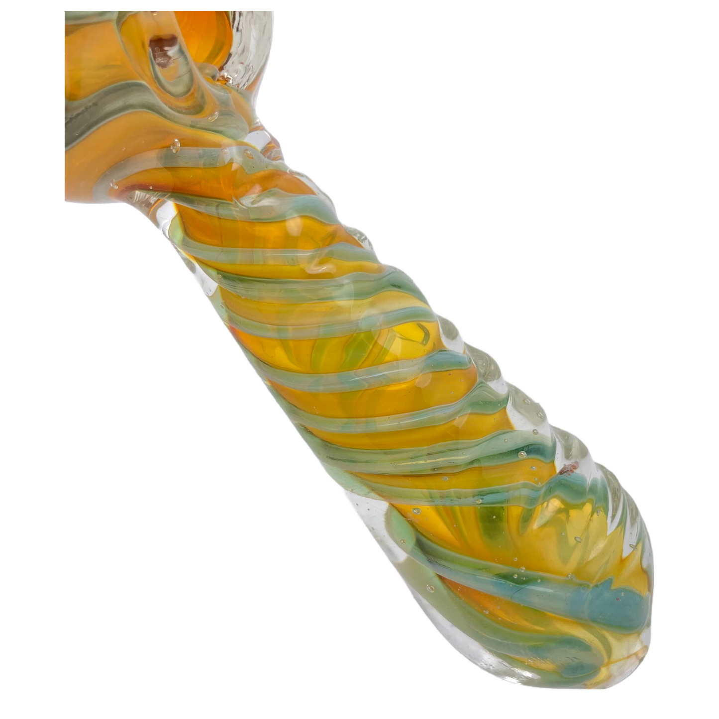 4.75" Swirl Ribbed Spoon Pipe