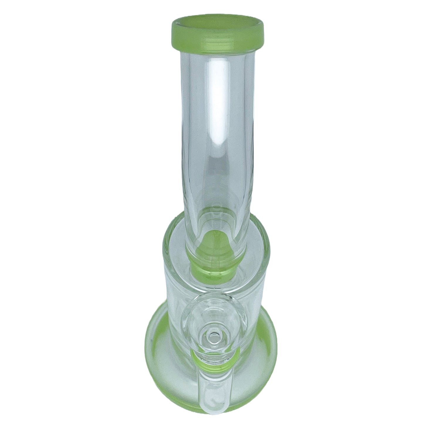 9.5" Bent Neck Perc Glass Water Pipe