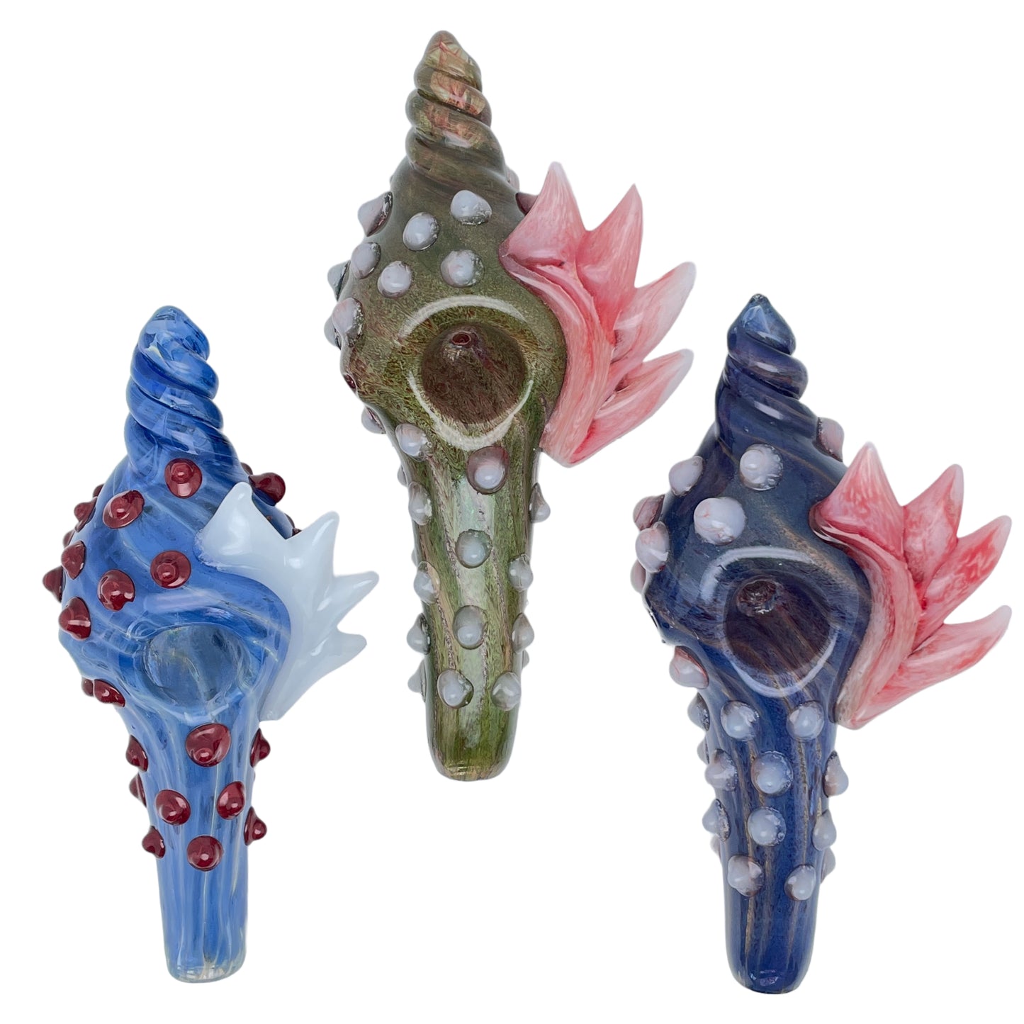 6" Conch Glass Pipe