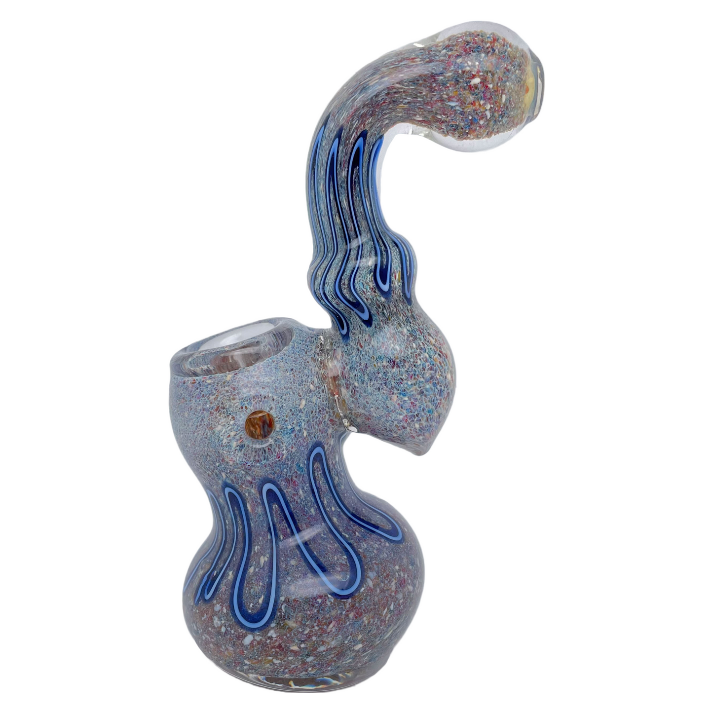 colorful glass bubbler