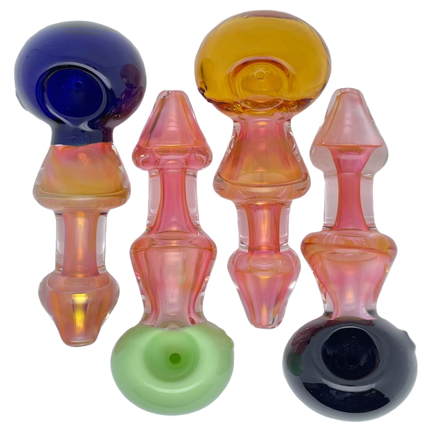 5" Fumed Ringed Spoon Pipe