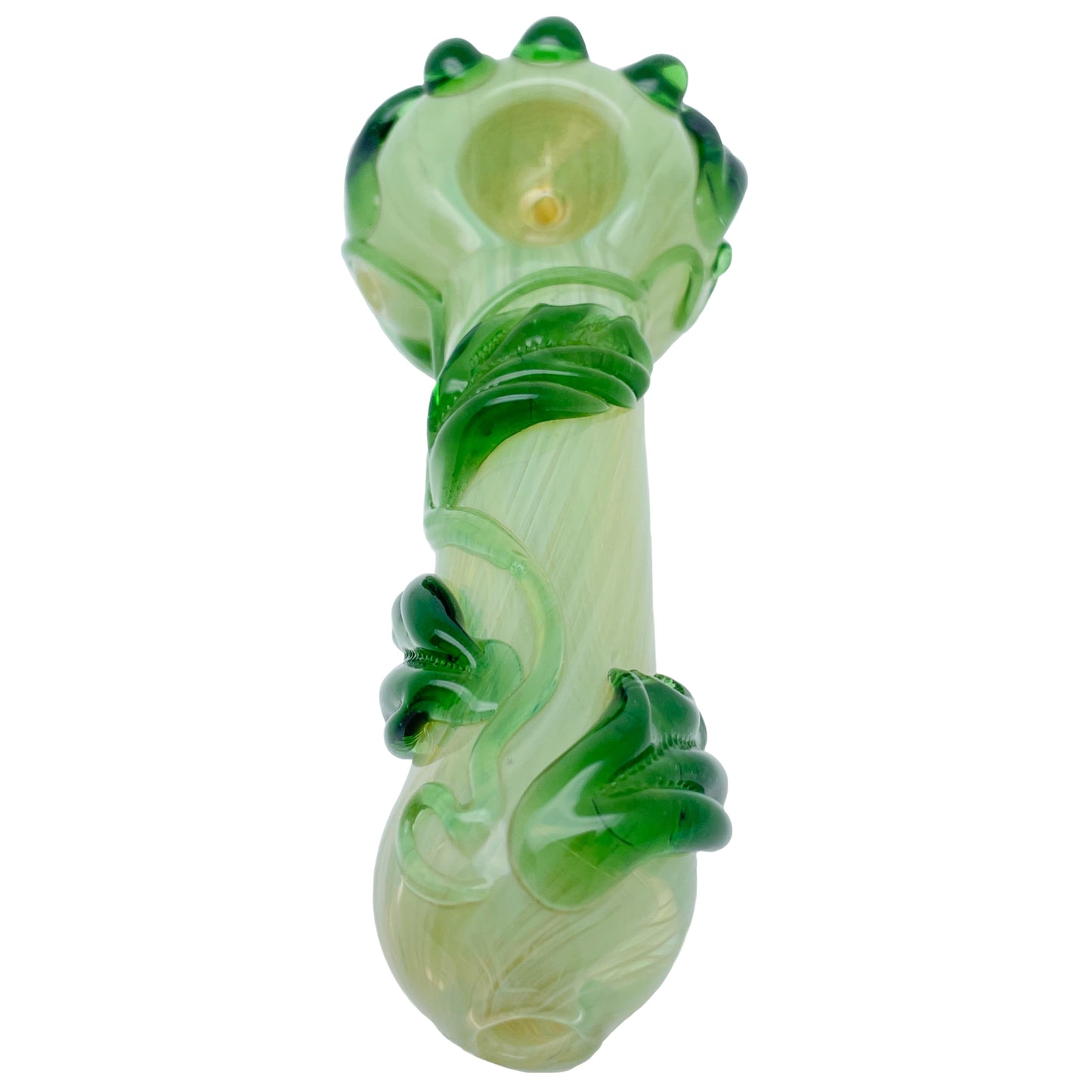 5.5" Green Leaf Spoon Pipe