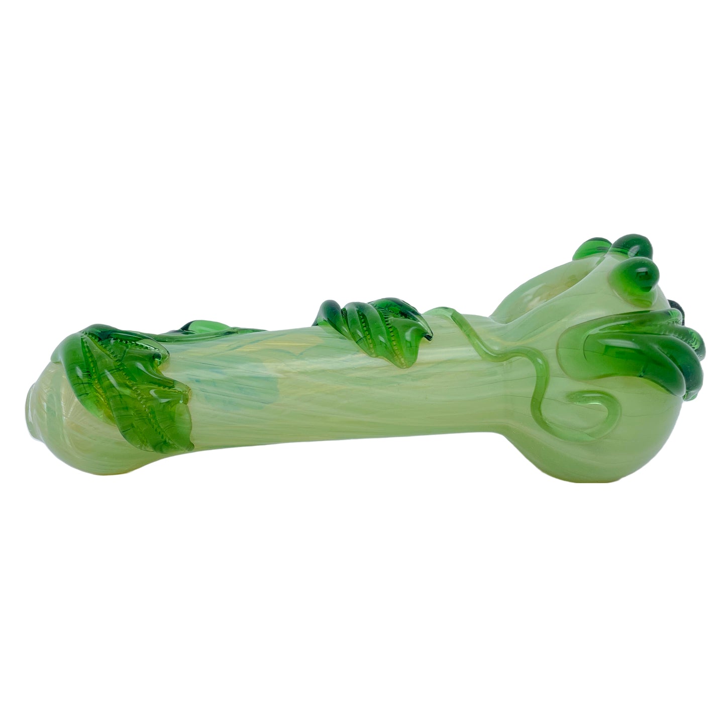 5.5" Green Leaf Spoon Pipe