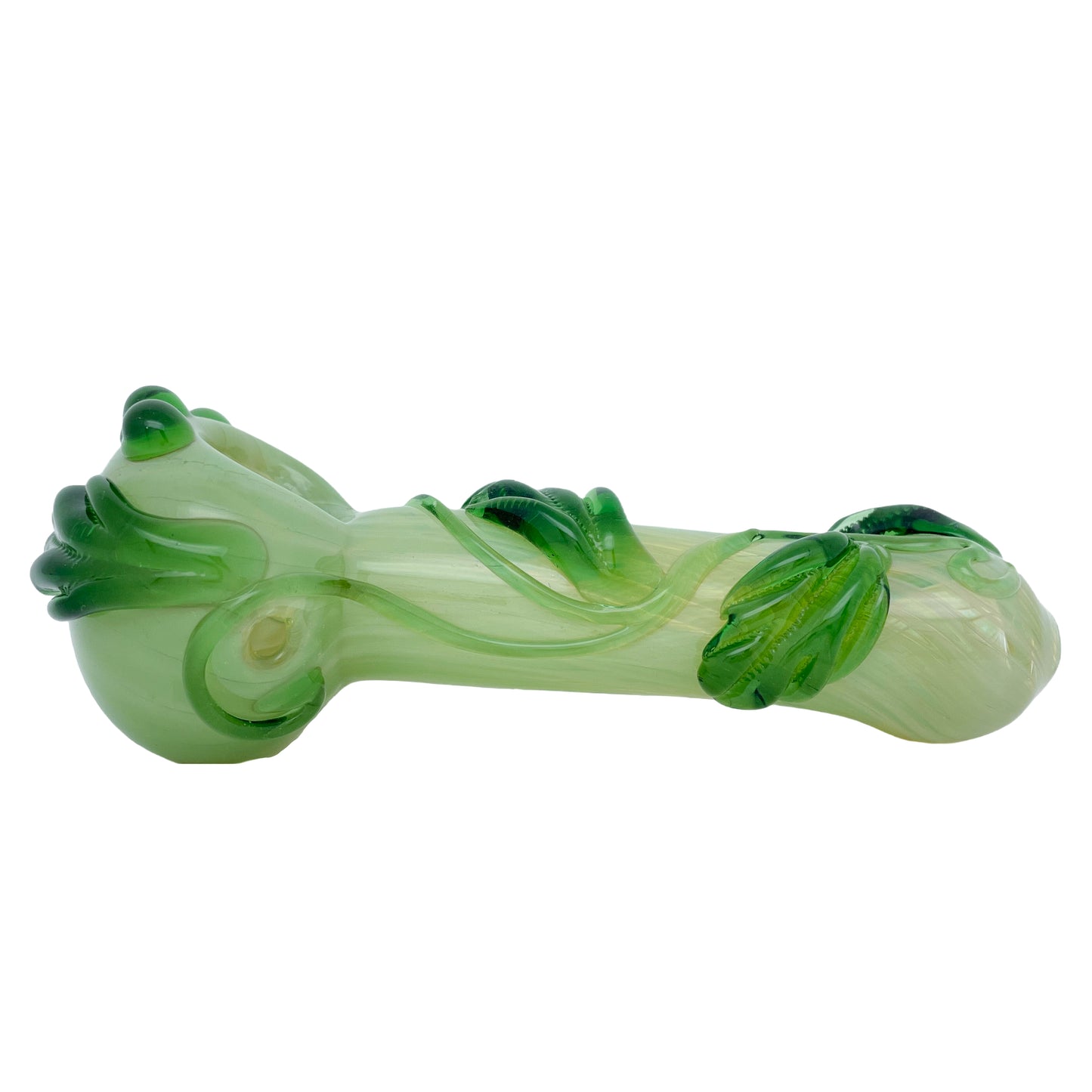 5.5" Green Leaf Spoon Pipe