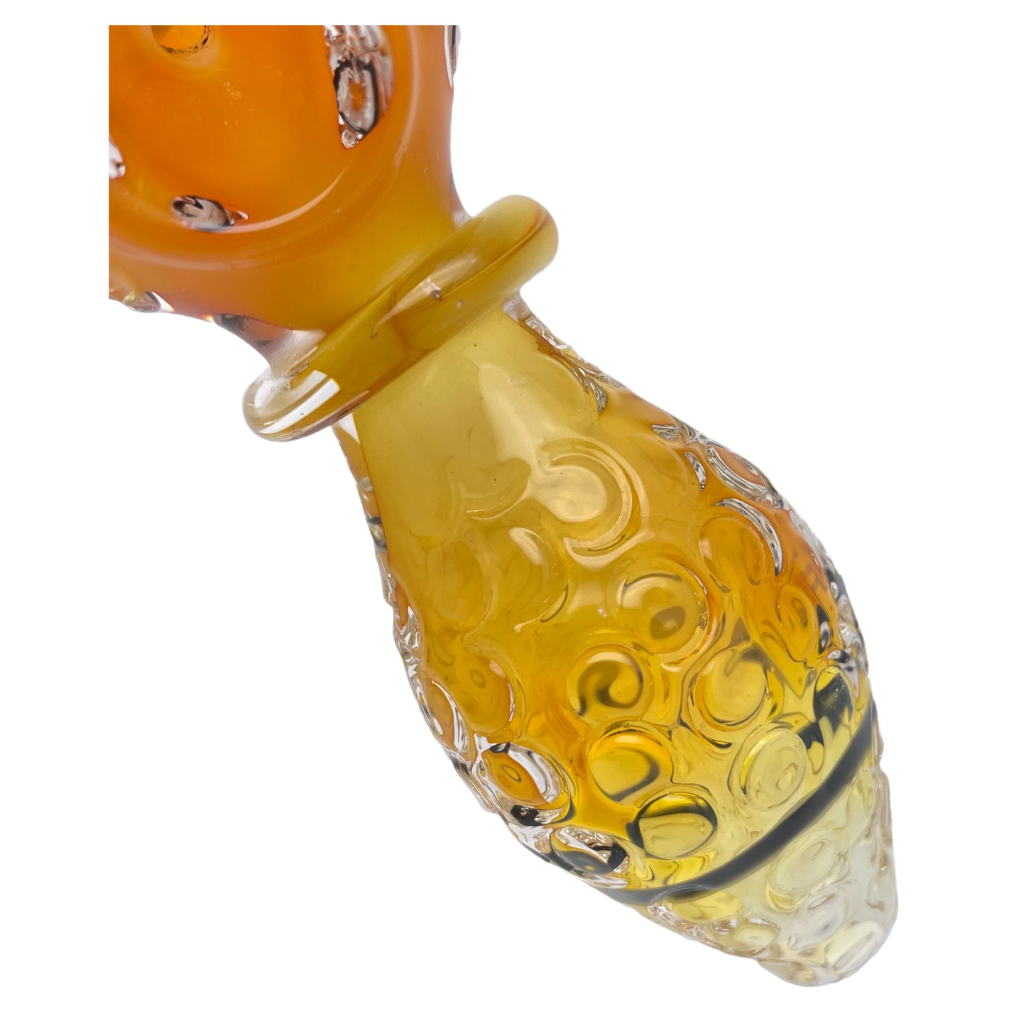 4.5" Beehive Ringed Spoon Pipe