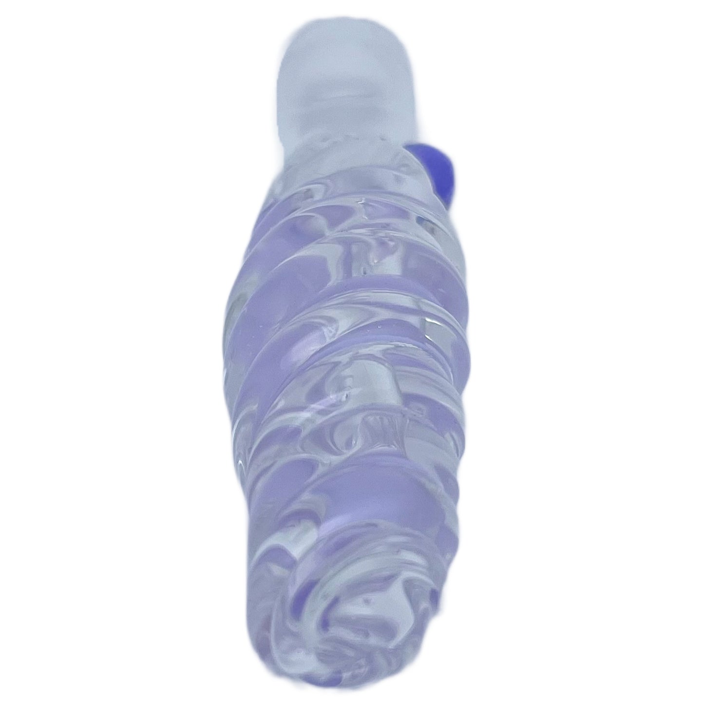 3.75" Spiral Glass Chillum with Knocker