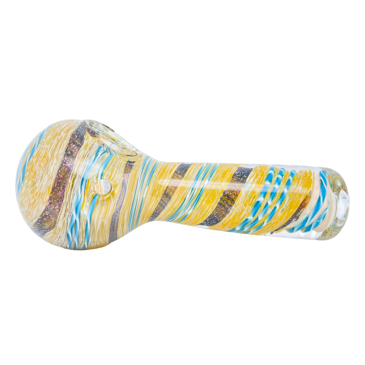 4.5" Dichro Swirled Spoon Pipe