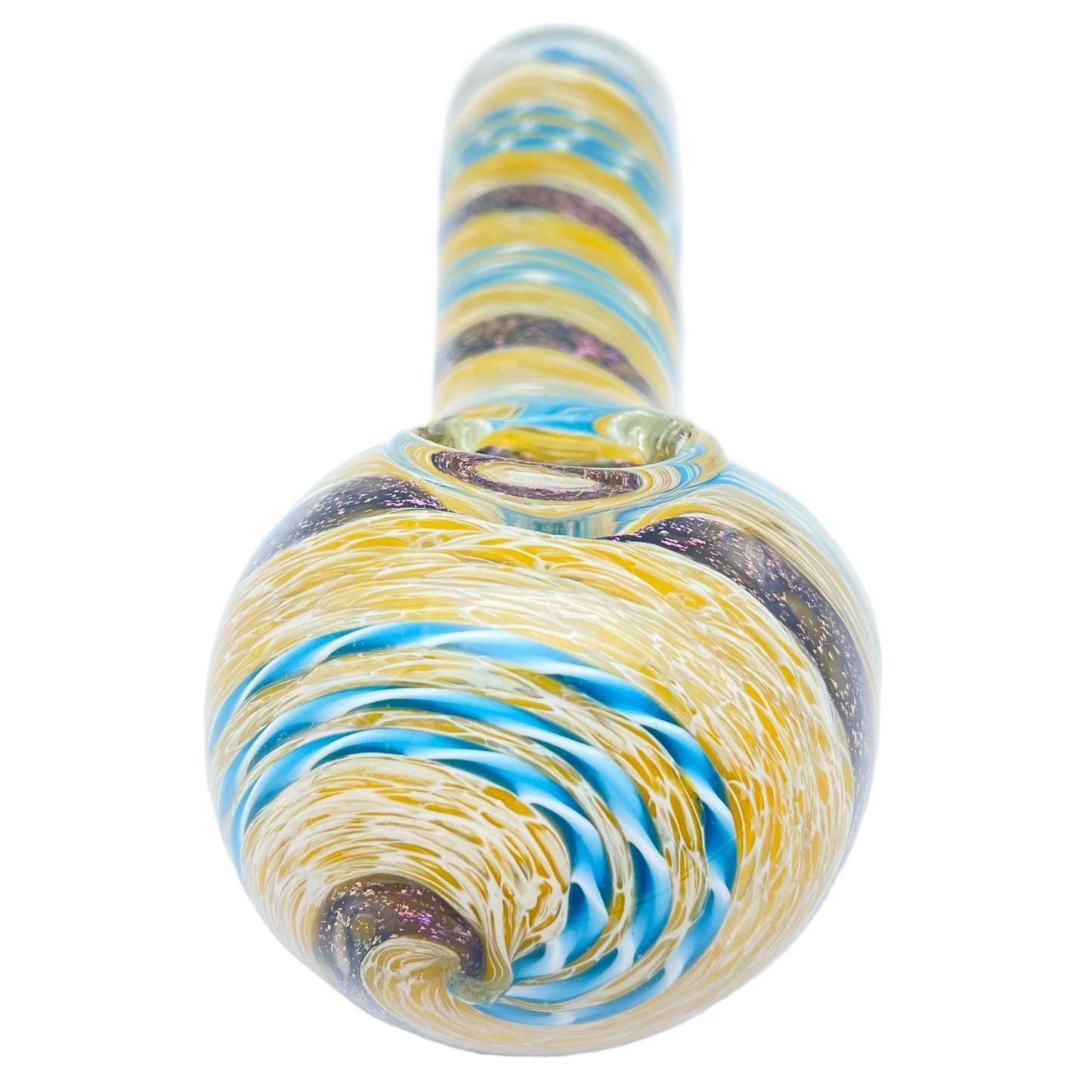 4.5" Dichro Swirled Spoon Pipe