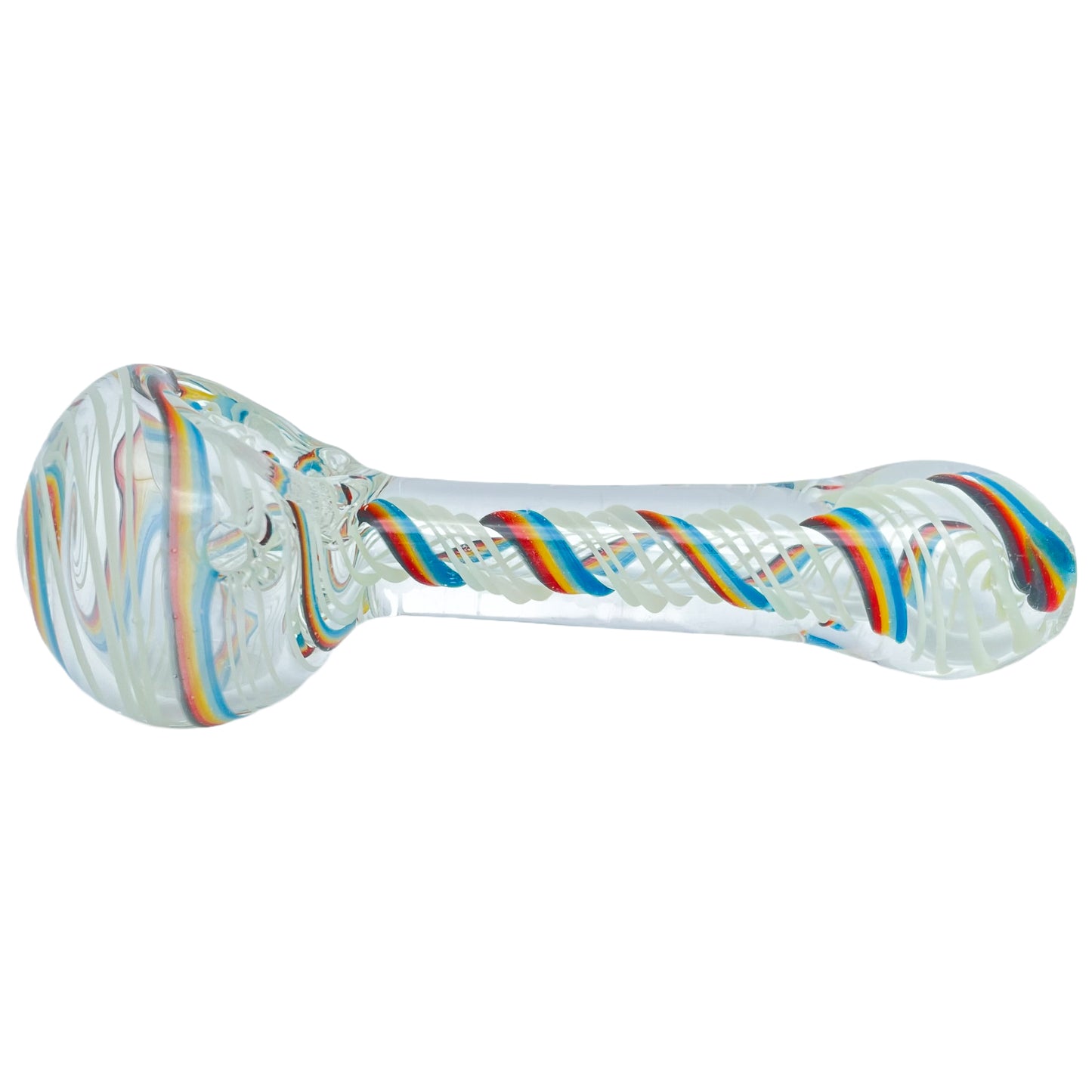 4.25" Color Swirl Spoon Pipe