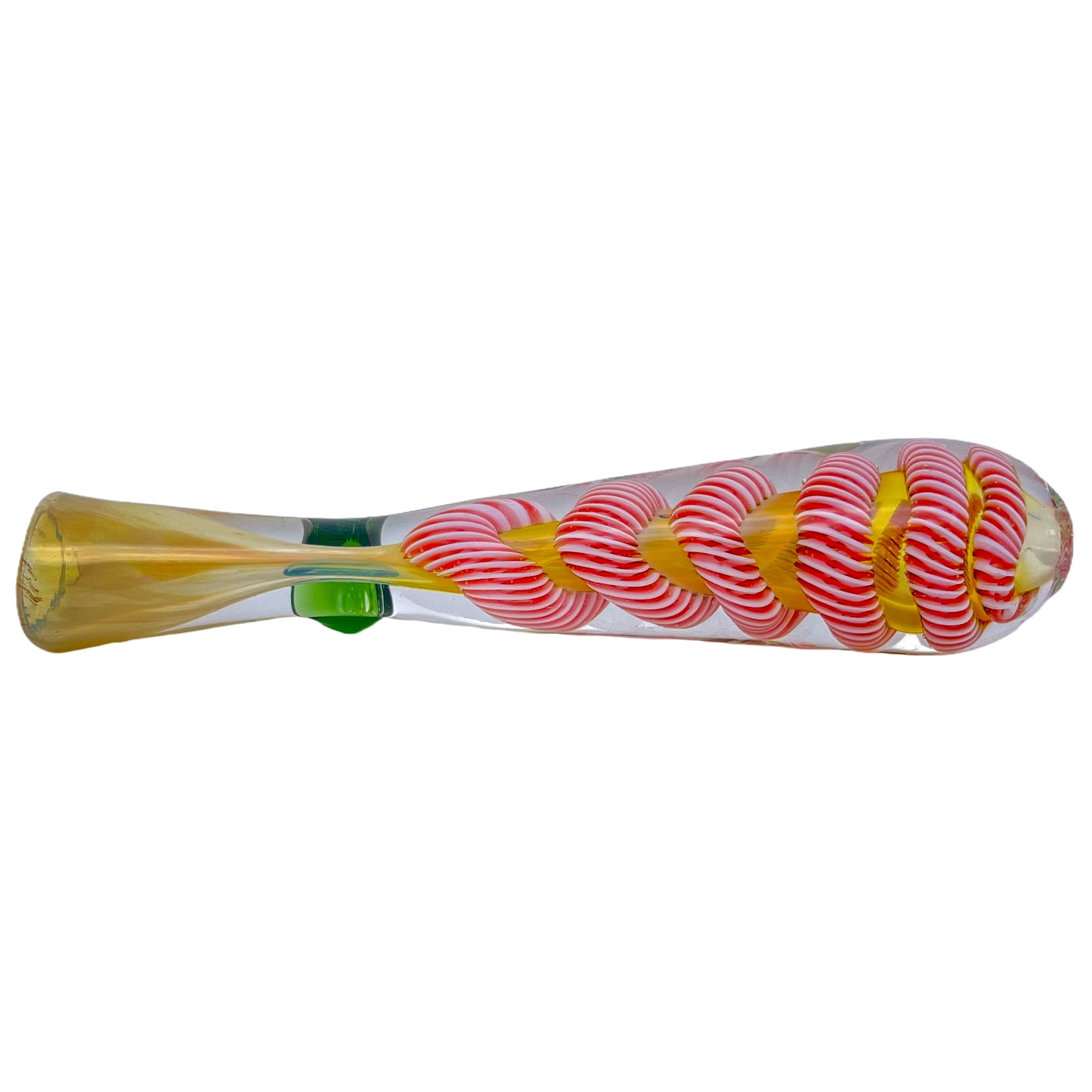 4" Candy Cane Chillum with Knocker