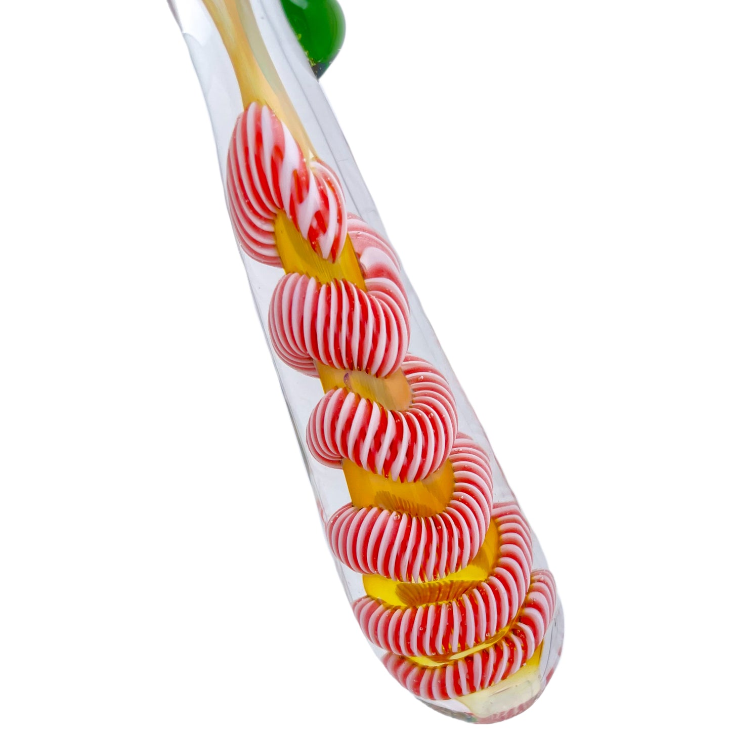 4" Candy Cane Chillum with Knocker