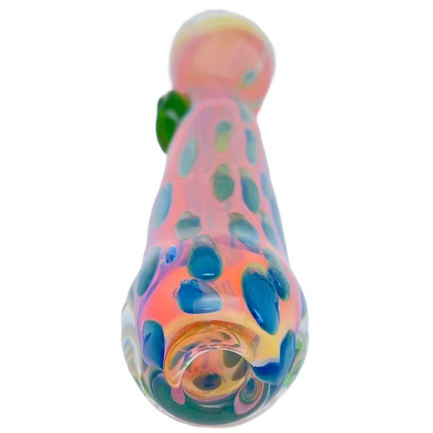 3.5" Multicolor Chillum with Knocker