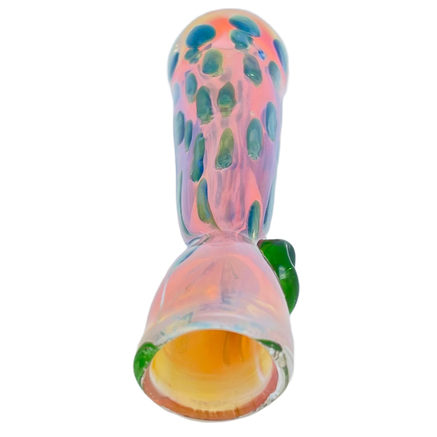 3.5" Multicolor Chillum with Knocker