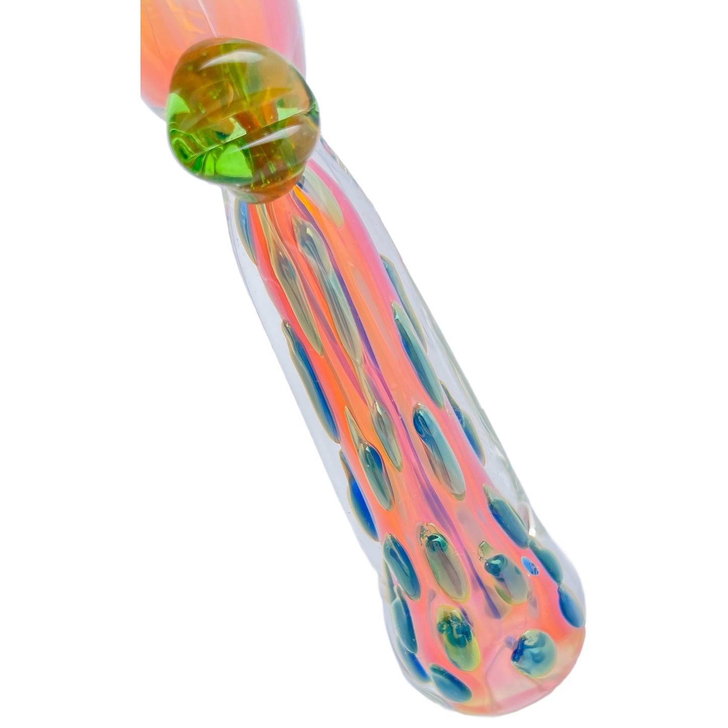 3.5" Multicolor Chillum with Knocker