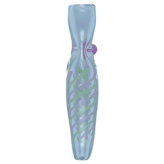 swirl glass chillum