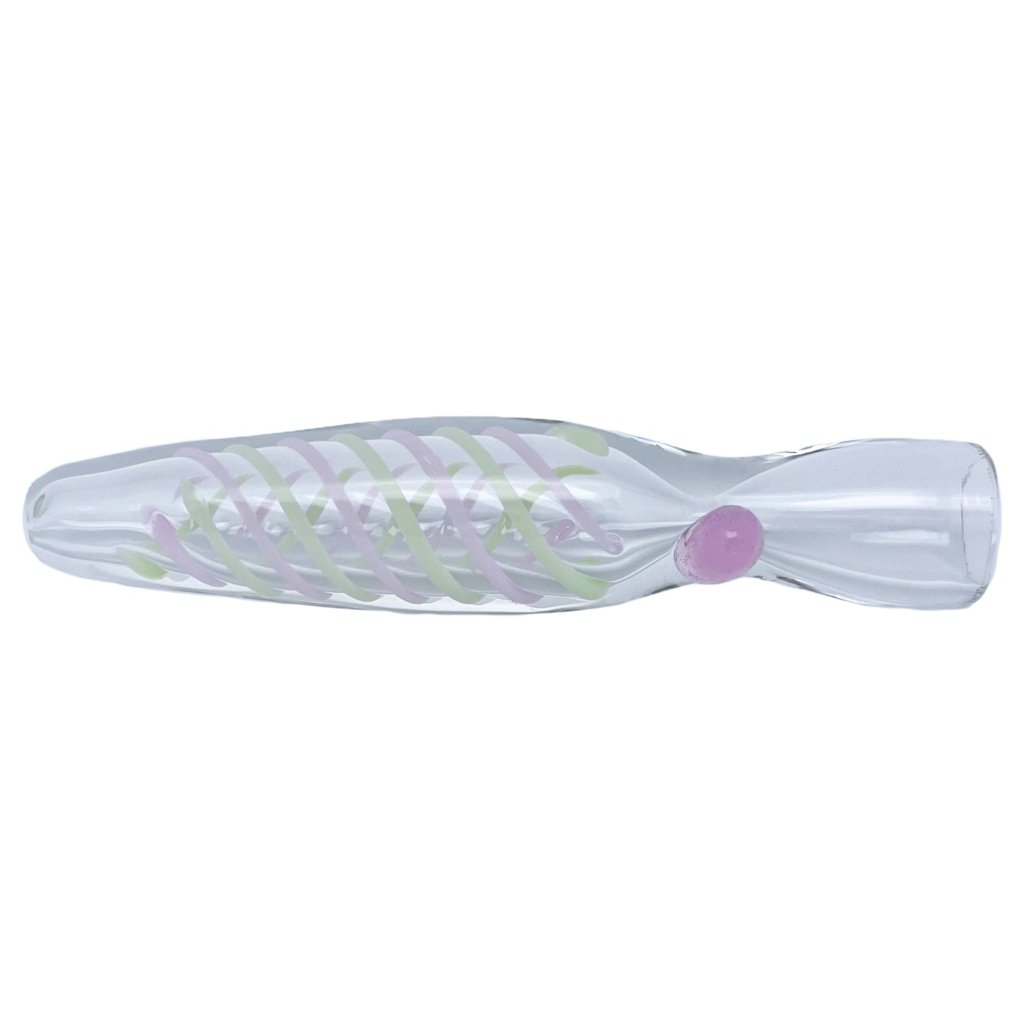 3.5" Swirl Glass Chillum