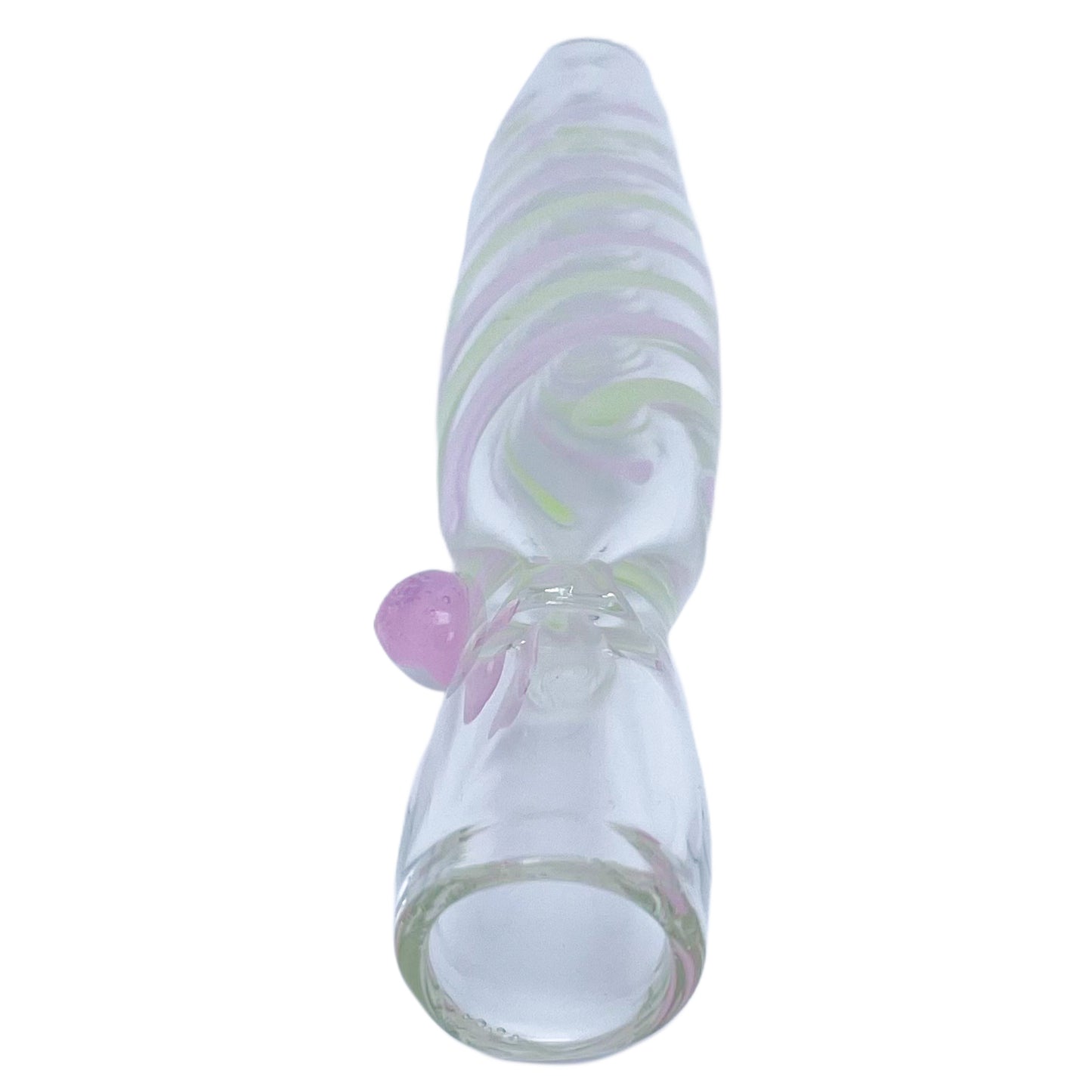 3.5" Swirl Glass Chillum