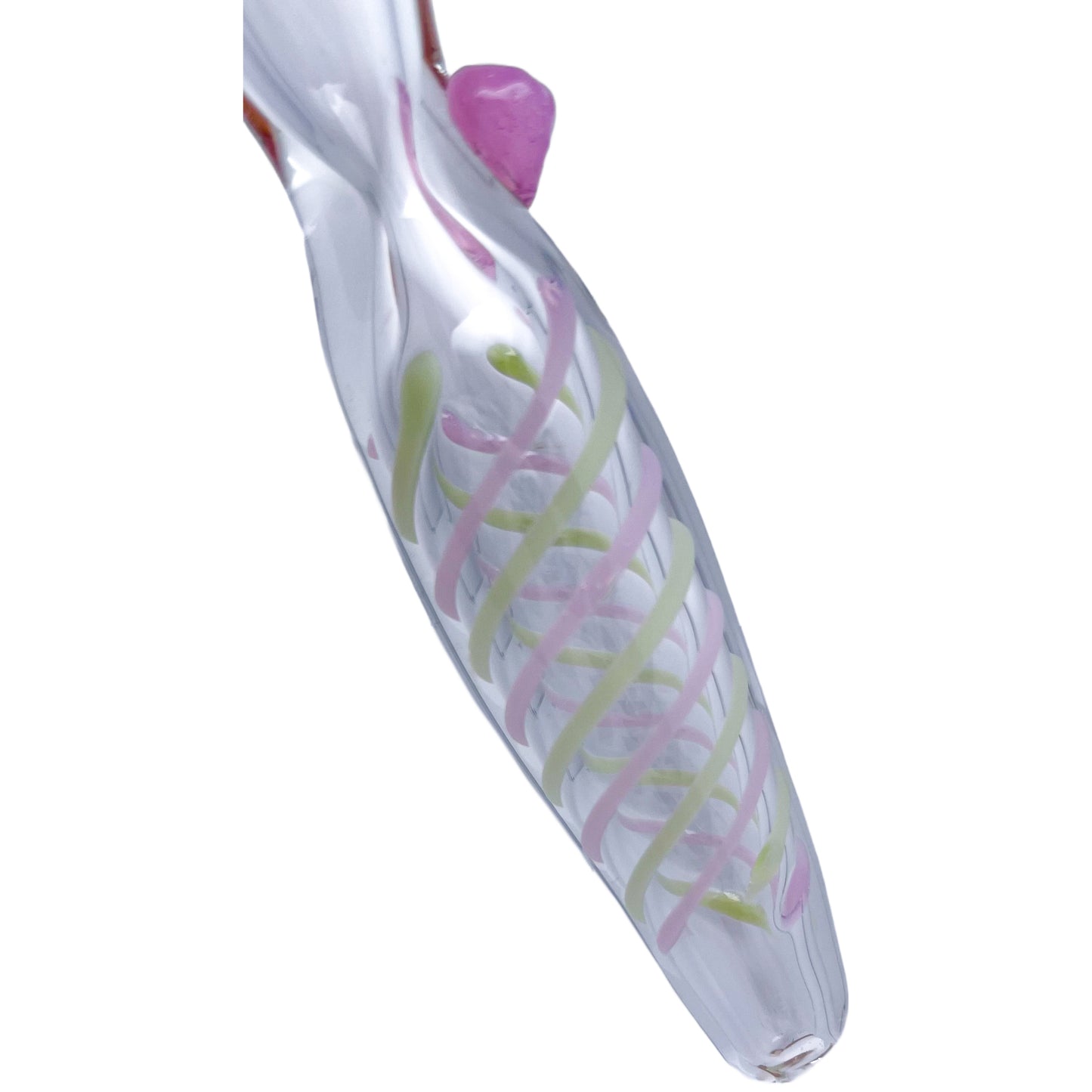 3.5" Swirl Glass Chillum