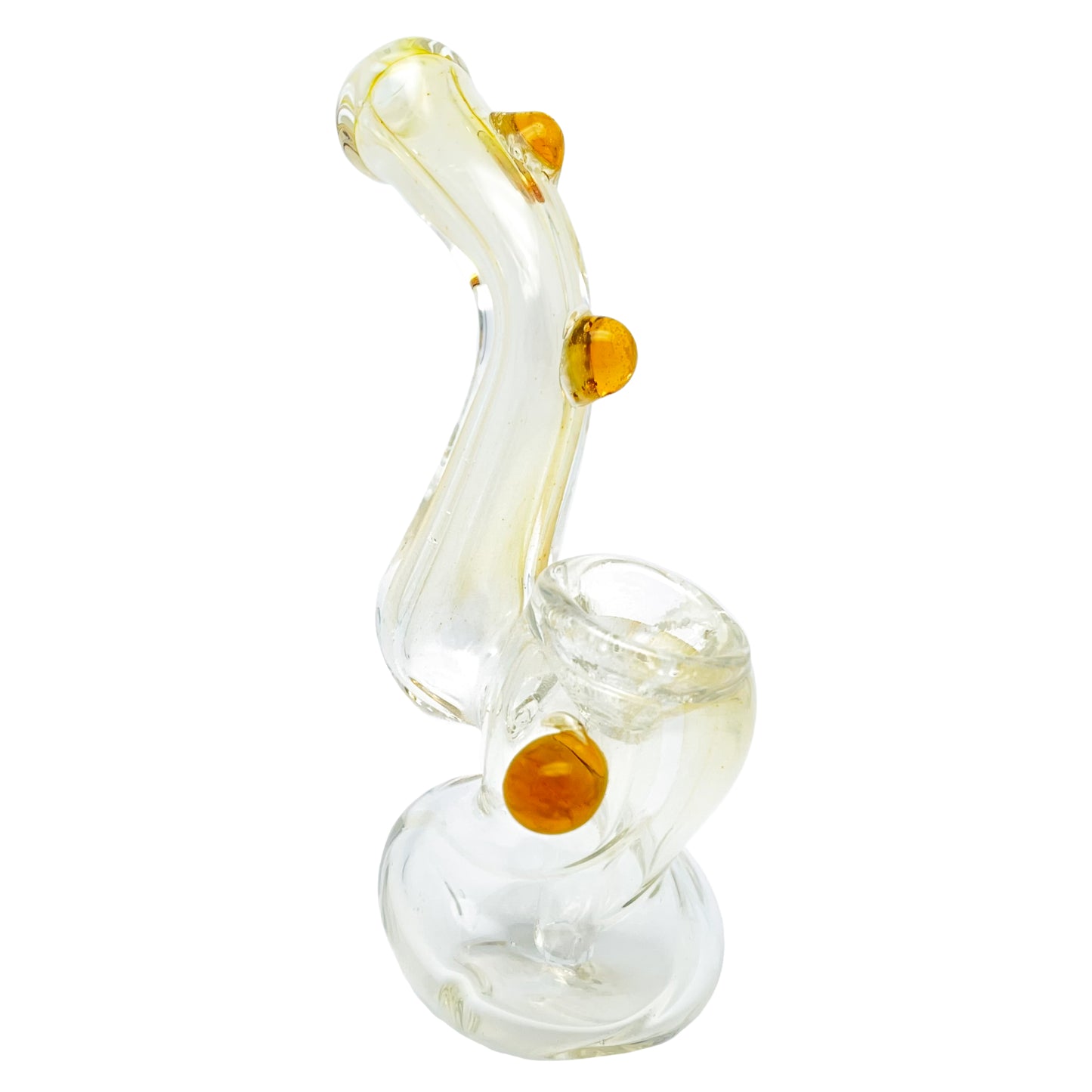 4" Clear Bubbler with Knocker
