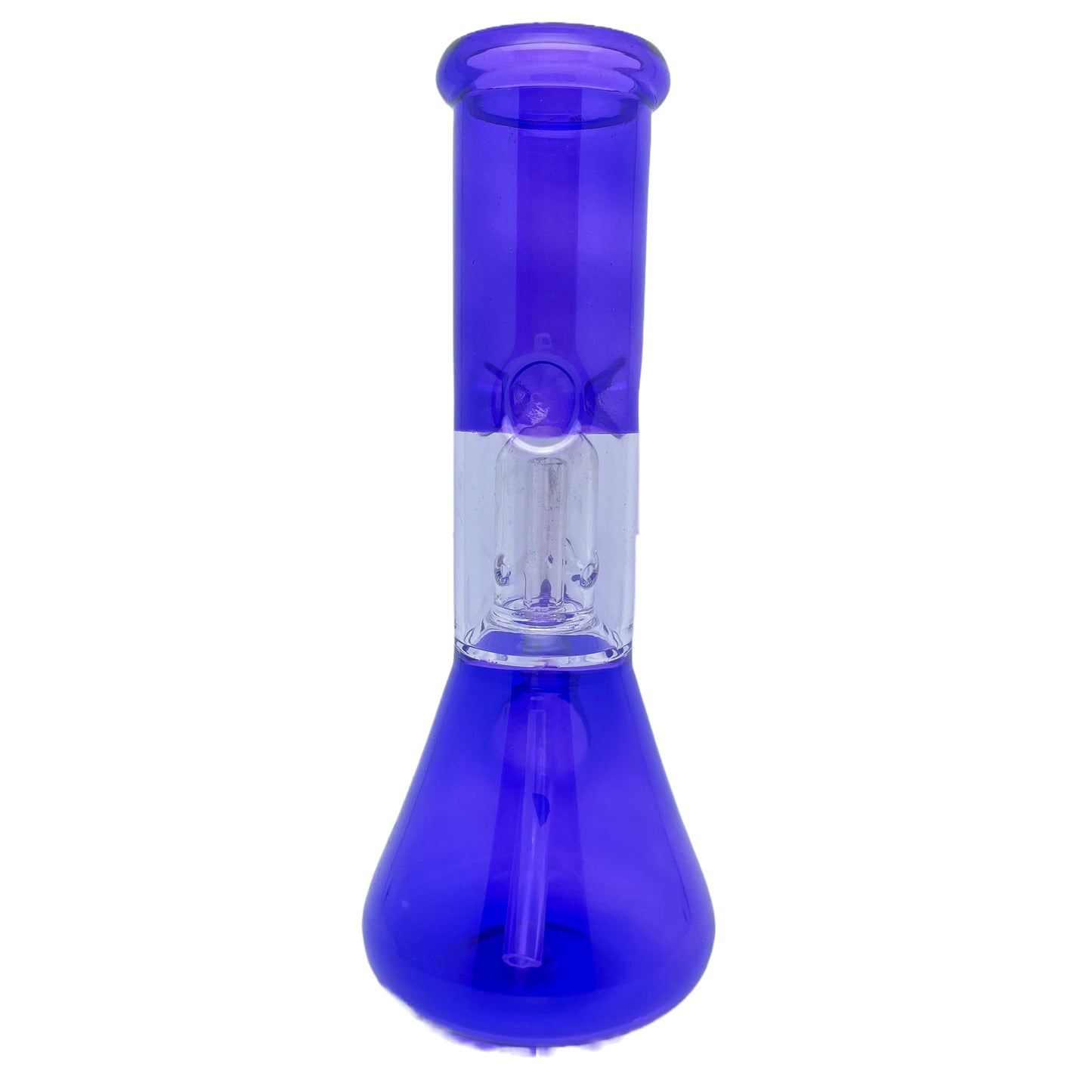 8" Straight Neck Glass Beaker Water Pipe