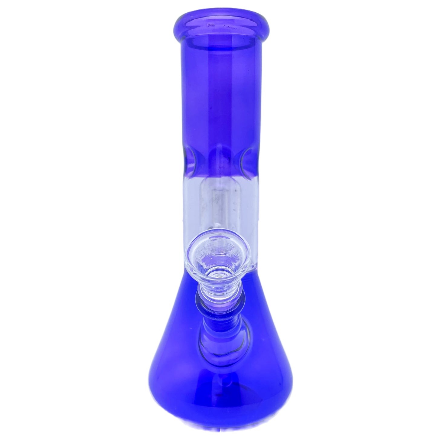 8" Straight Neck Glass Beaker Water Pipe