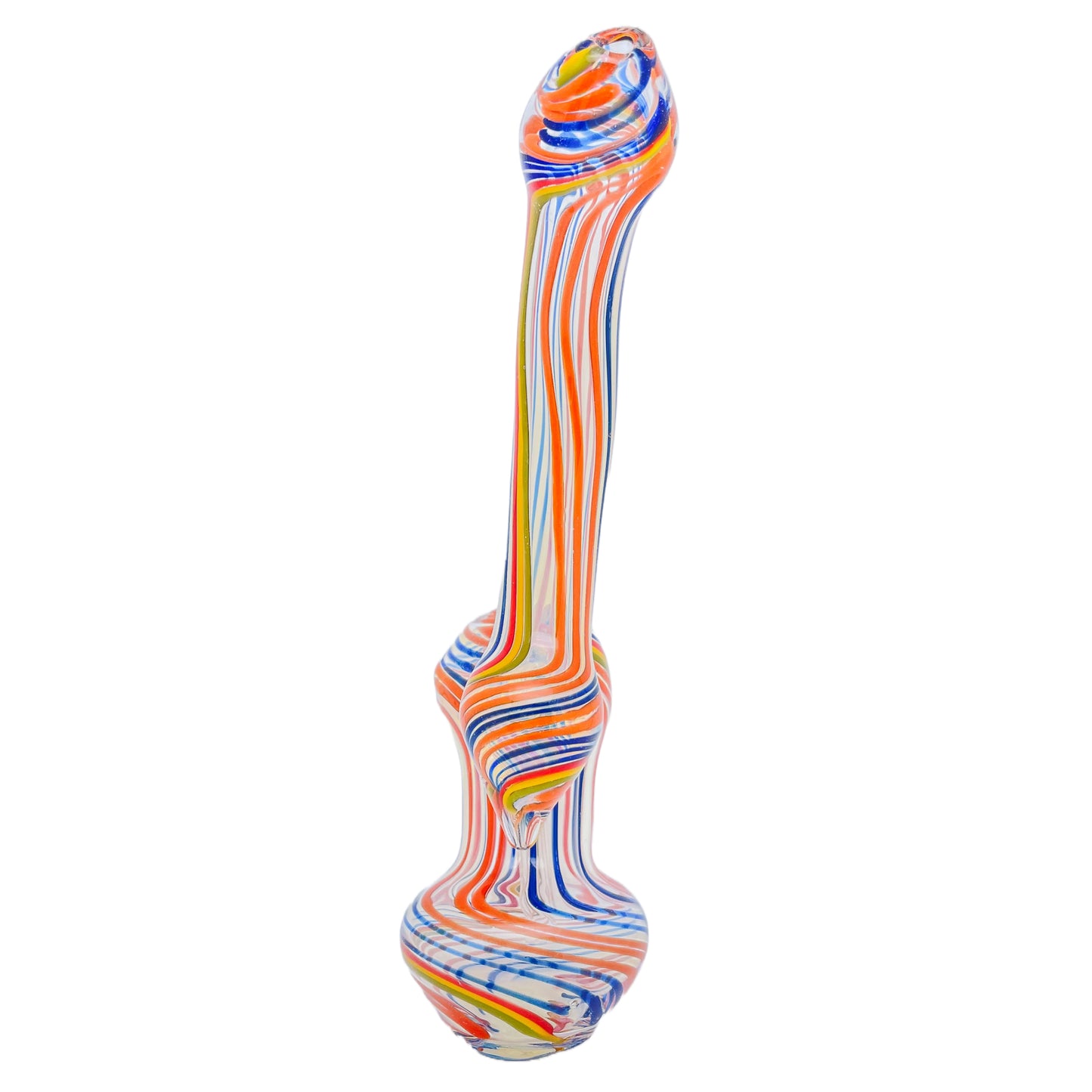 7" Color Swirls Glass Bubbler