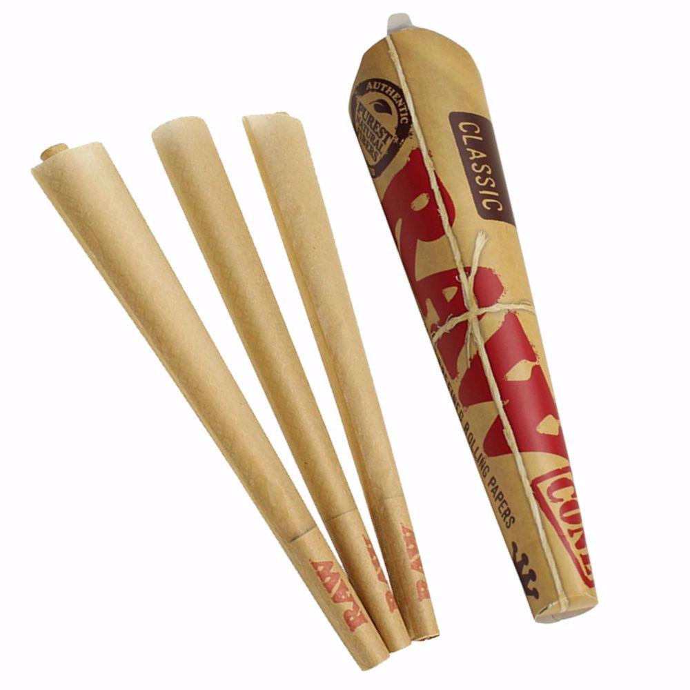 RAW Classic King Size Pre-Rolled Cones - 3 Pack