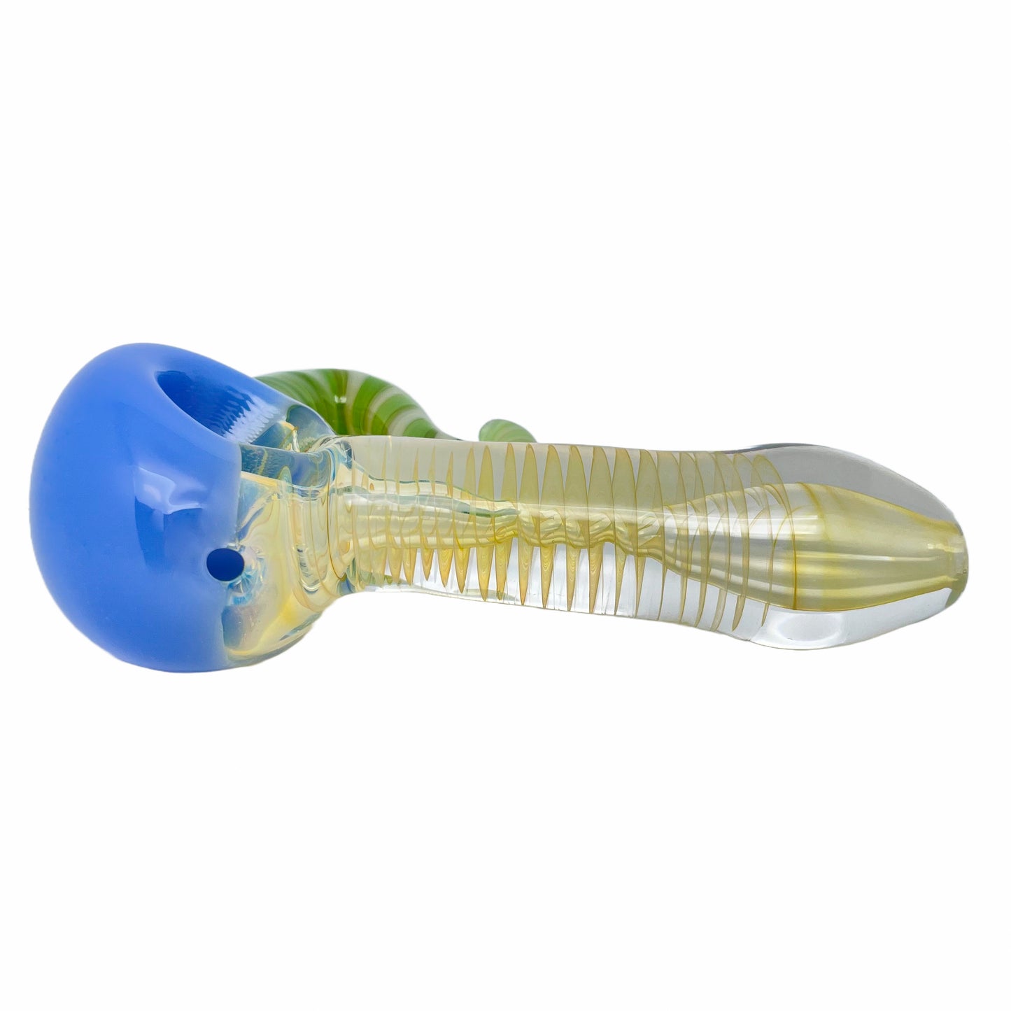 4.75" Spiral Tinted Spoon Pipe