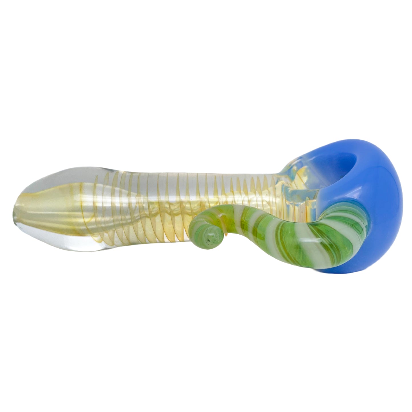 4.75" Spiral Tinted Spoon Pipe