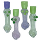 3" Spiral Glass Chillum with Knockers