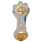 5" Chrome Glass Spoon Pipe