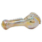 5" Chrome Glass Spoon Pipe