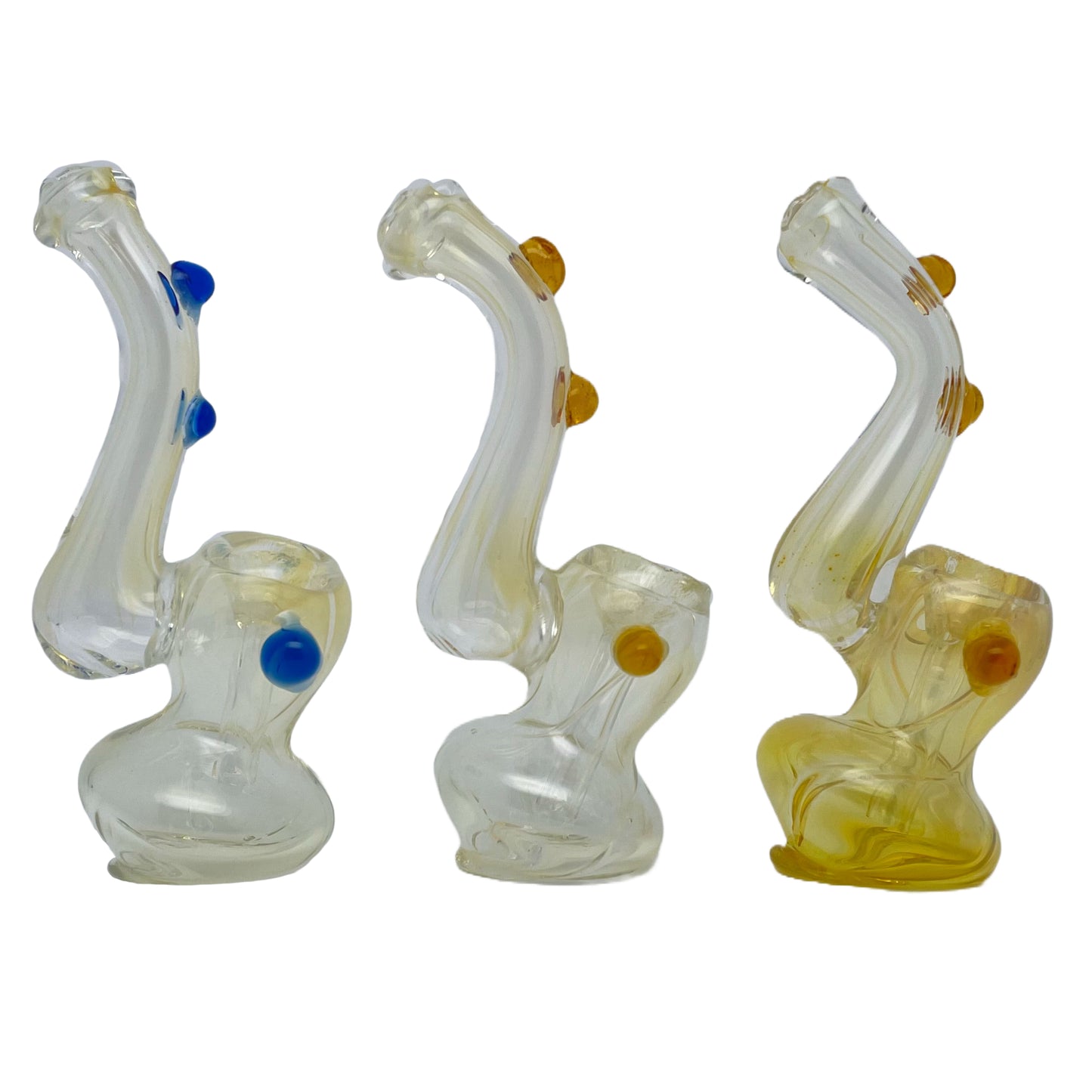 4" Clear Bubbler with Knocker