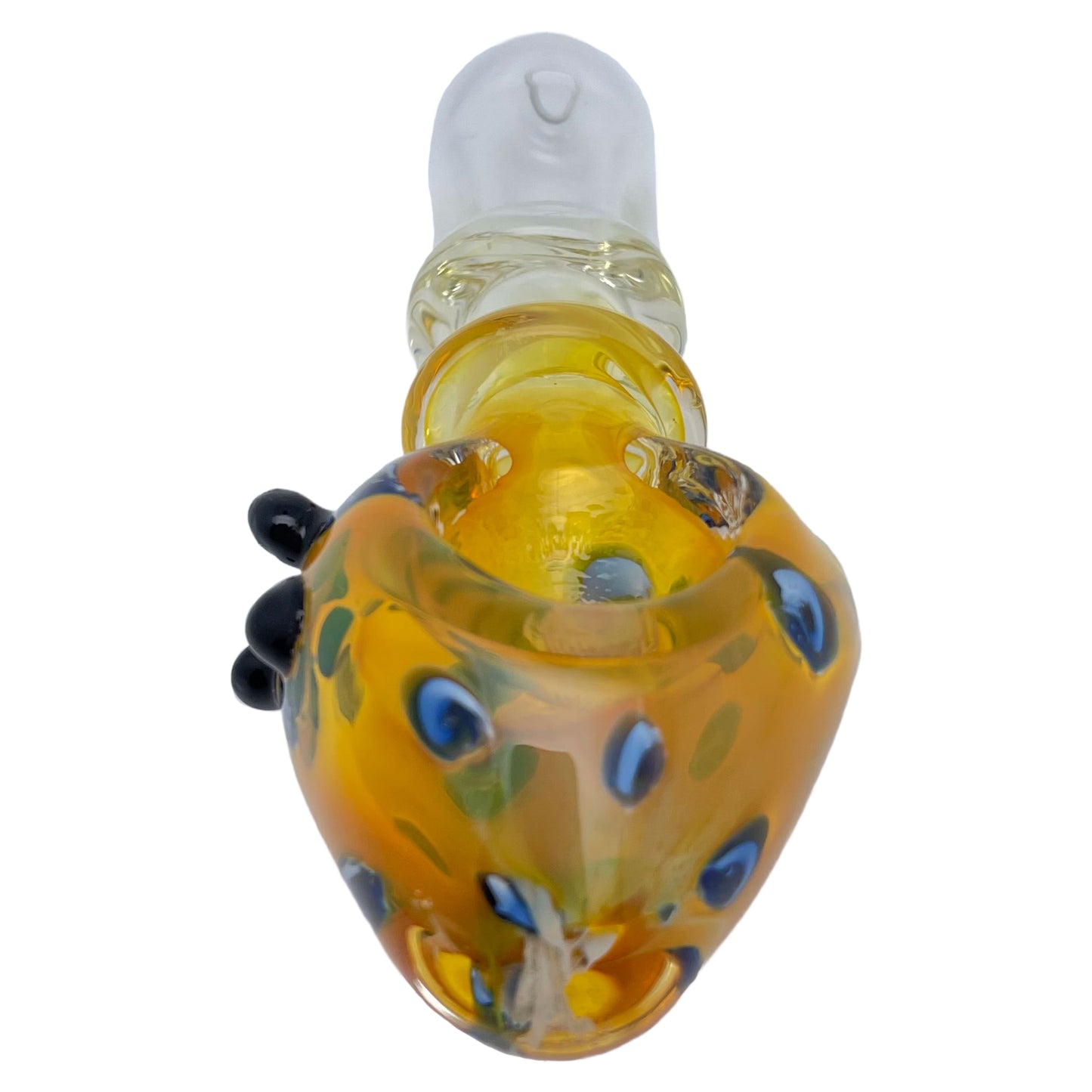 3.75" Double Ring Fumed Spoon Pipe