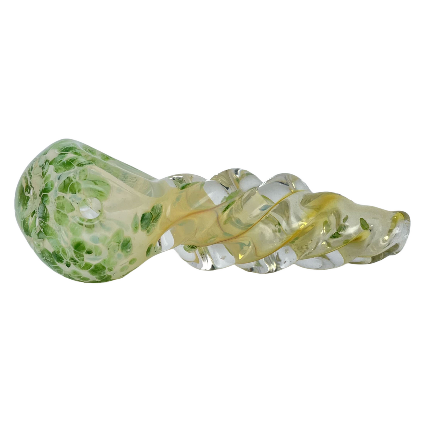 3.5" Frit Spiral Spoon Pipe