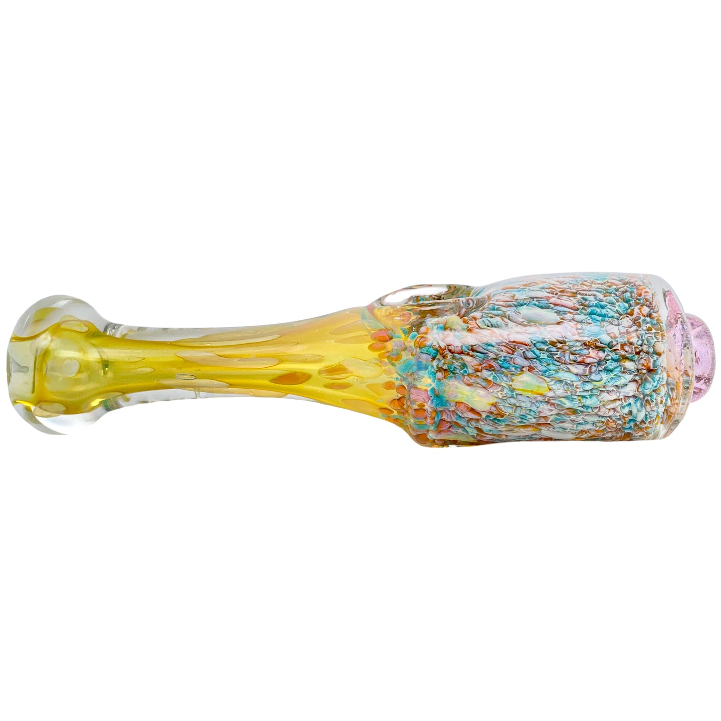 6.25" Colorful Frit Spoon Pipe