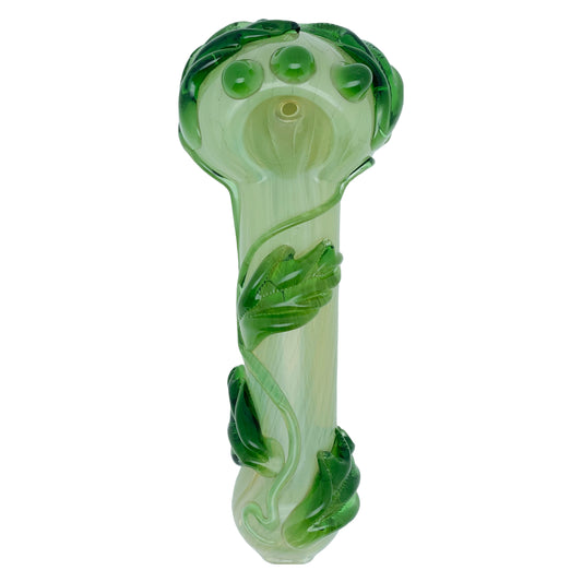 5.5" Green Leaf Spoon Pipe